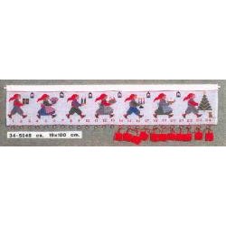 Julefest - julekalender med broderi