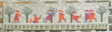 Sk�jtenisser - julekalender med broderi
