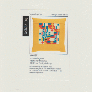 Signalflag, gul - monteringsstof til pude