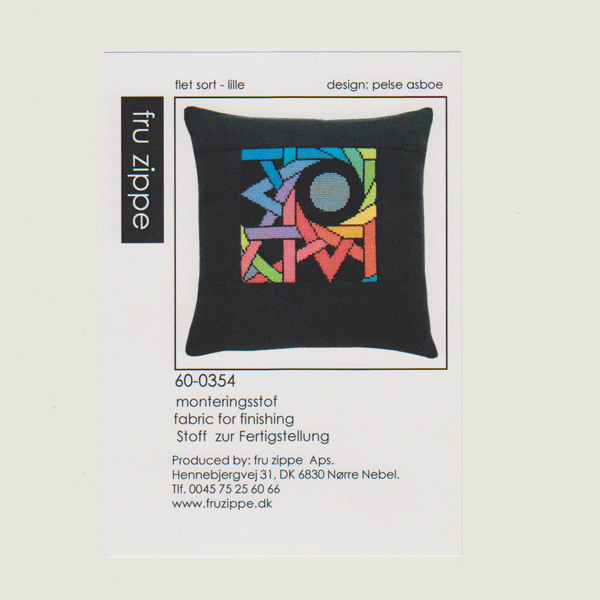 Flet sort, lille - monteringskit til stramajpude