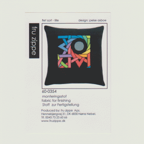 Flet sort, lille - monteringskit til stramajpude