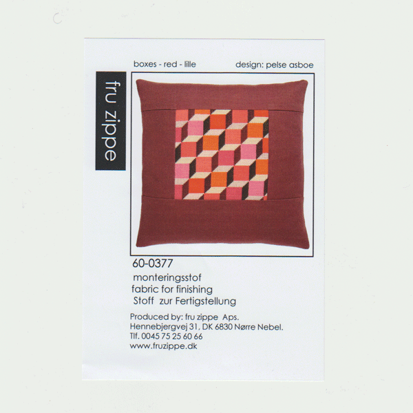 Boxes, red - monteringsstof