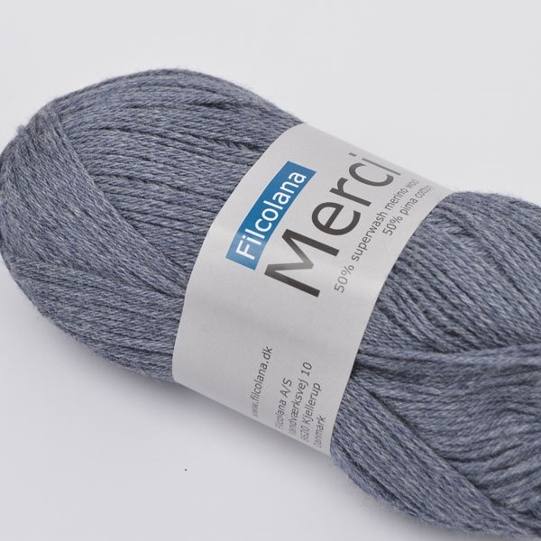 Merci - garn 50 % uld 50 % bomuld