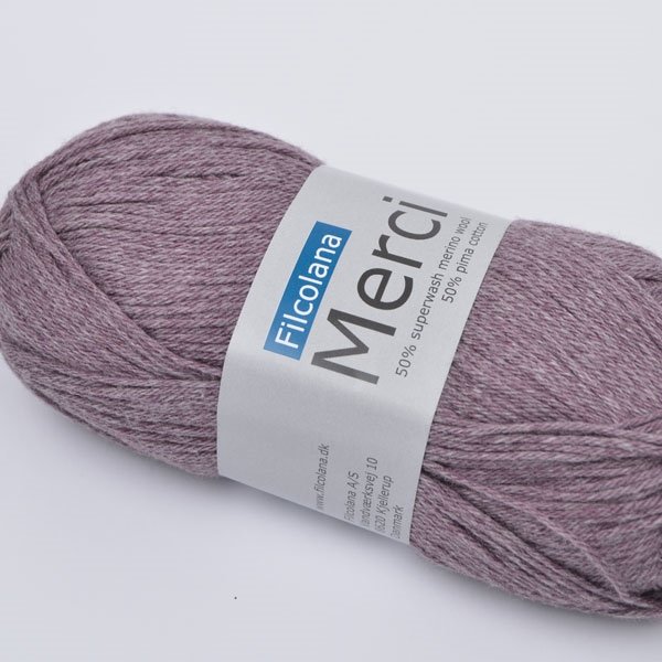 Merci - garn 50 % uld 50 % bomuld