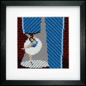 The brave tin soldier - ophng med broderi