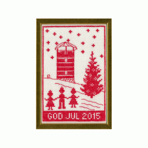 God Jul 2015 - juleophng med broderi