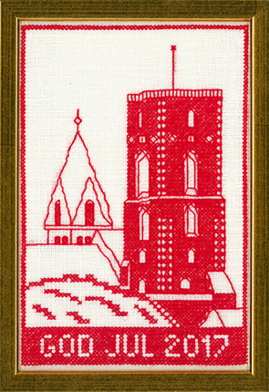 God Jul 2017 - ophæng med broderi