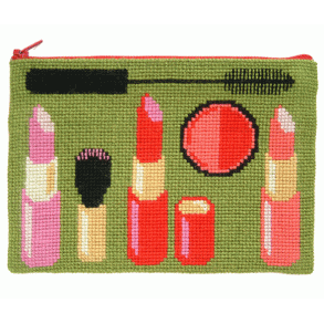 Make up - kosmetikpung med broderi