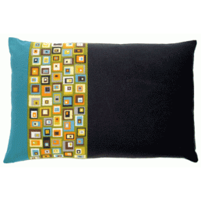 billede stramajpude Colourful cobblestones. grn