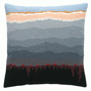 Waves, gr - stramajpude med broderi