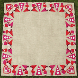 Kys mig, pink - Juletrstppe 