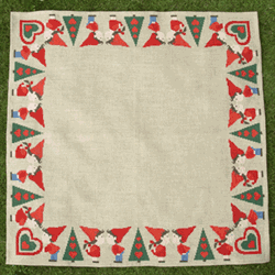 " kys mig"  - juletrstppe p hessian