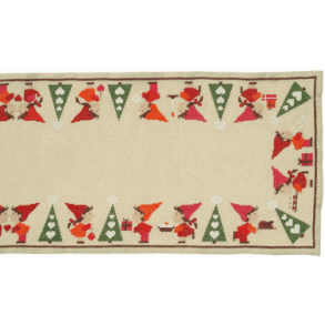 Kys mig - julelber med broderi