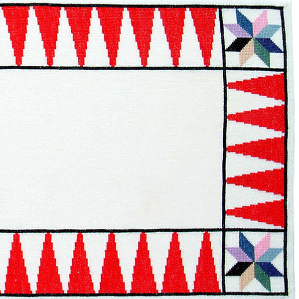 Peters tromme - julelber med broderi 