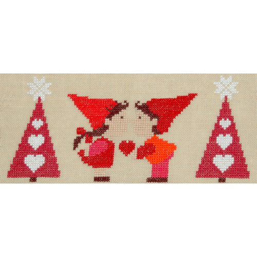 Kys mig, pink - julelber