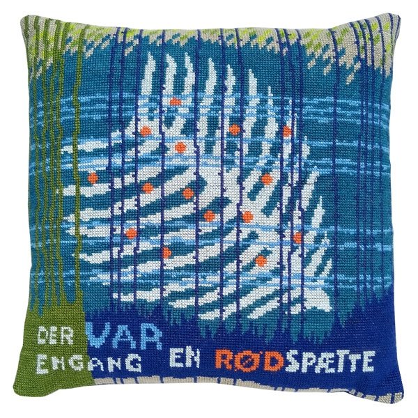 Der var engang en rødspætte - stramajpude