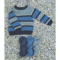 Filur - stribet barnesweater