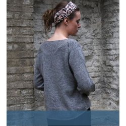 Hune - let cardigan med strukturmųnster