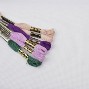 Aida, hvid - broderistof