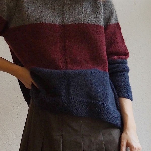 Iristrje - strik i Dansk Pelsuld