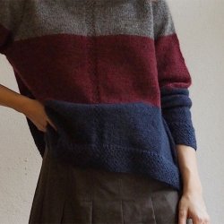 Iristrje - strik i Dansk Pelsuld