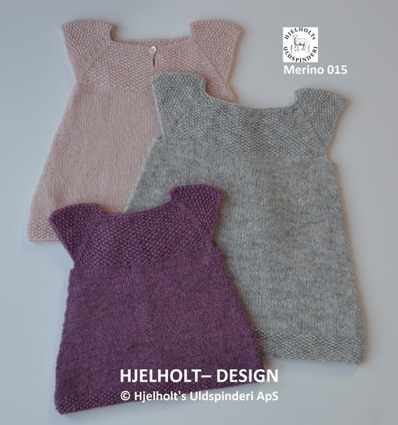Baby-tunika - strik i Merino garn