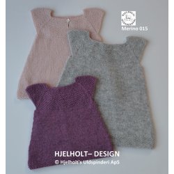 Strikkekit til babytunika, v�lg mellem 3 farver