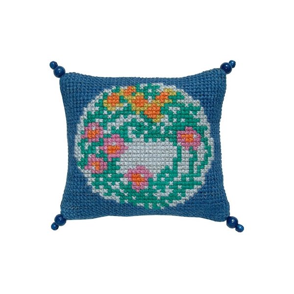 Blomsterkrans p bl bund - nlepude