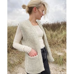 November Vest - strik i H�ndv�rksgarn