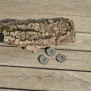 Knap med zebram�nster